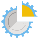 business and finance,pie chart,management,gear,process