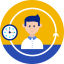 Time Calendar icon 64x64