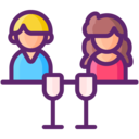 woman,man,glasses,wine,love and romance,champagne,couple,dating ok 