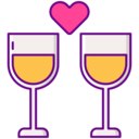 glasses,heart,wine,love and romance,champagne,dating