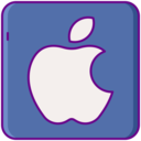 logo,squares,apple,company,brand,shapes and symbols