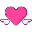 heart,love,valentines day,love and romance,romantic,wings,angel,tattoo
