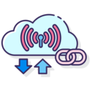 computer,link,arrows,cloud,signal,stream,downlink ok 
