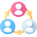 business,arrows,user,people,users,connections,networking,cycle,circular arrows,agency