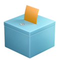 Ballot Box with Ballot ok 