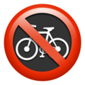 No Bicycles ok 