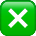 Cross Mark Button ok 