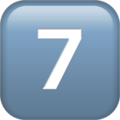 Keycap Digit Seven ok 
