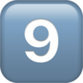 Keycap Digit Nine ok 