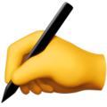Writing Hand ok 