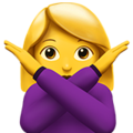 Woman Gesturing No ok 