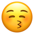 Kissing Face with Closed Eyes ok 