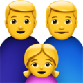 Family: Man, Man, Girl ok 