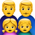 Family: Man, Man, Girl, Boy ok 