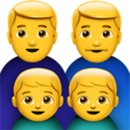 Family: Man, Man, Boy, Boy ok 