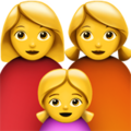 Family: Woman, Woman, Girl ok 
