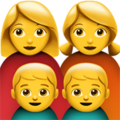 Family: Woman, Woman, Boy, Boy ok 