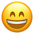 Grinning Face with Smiling Eyes ok 