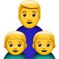 Family: Man, Boy, Boy ok 