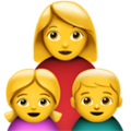 Family: Woman, Girl, Boy ok 