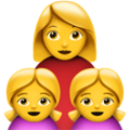 Family: Woman, Girl, Girl ok 