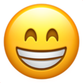 Beaming Face with Smiling Eyes ok 