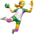 Woman Playing Handball ok 
