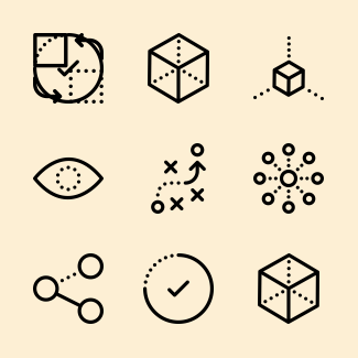Dashed Elements icons pack