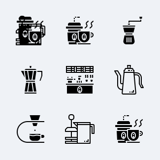 Coffee Shop icons pack