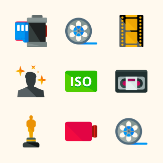 Photography UI icons pack