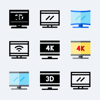 Television icons pack