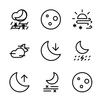 Weather Icons icons pack