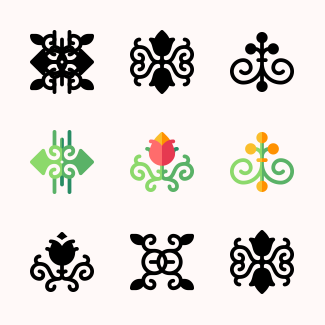 Floral Design icons pack