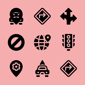 Navigation icons pack