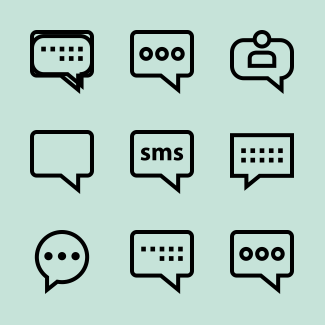 Sms Text Messaging icons pack