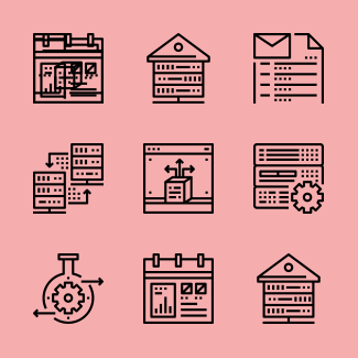 Data & Development Collection icons pack