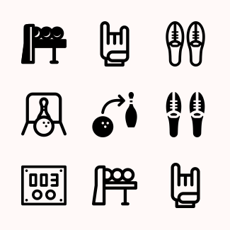 Bowling Collection icons pack
