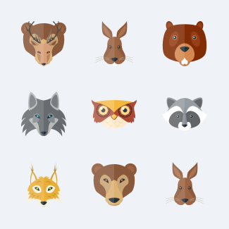 Serious Animals icons pack