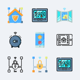 Domotics icons pack