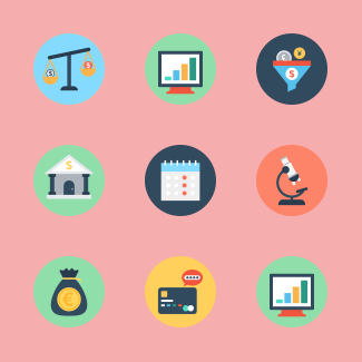 Business and Finance icons pack