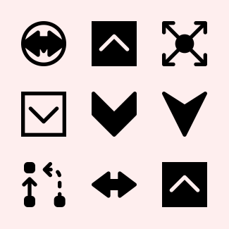 Arrows icons pack