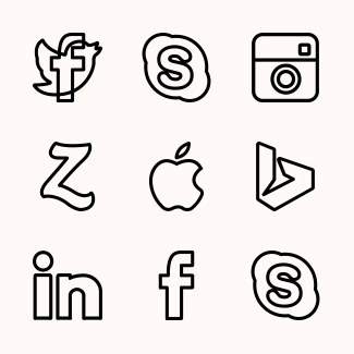 Social Media Logos icons pack