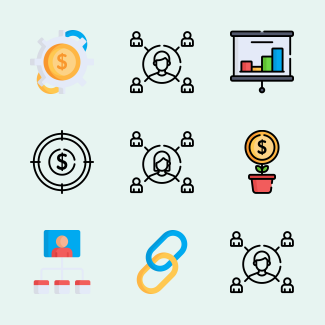 Marketing icons pack