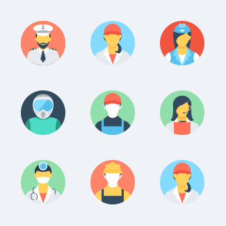 Professions icons pack