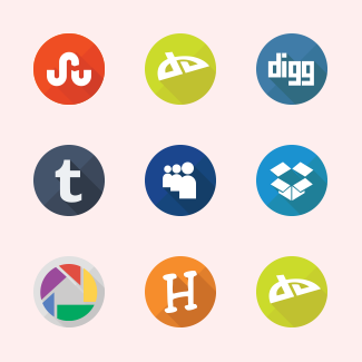 Social media icons pack