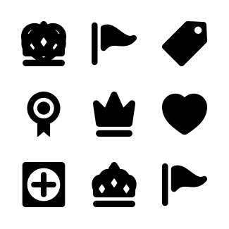 Votes and Regards Rounded icons pack