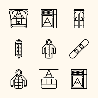 Winter Essentials icons pack