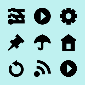 Web Navigation Fill icons pack