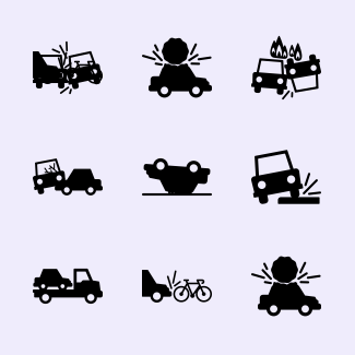 Autoinsurance icons pack