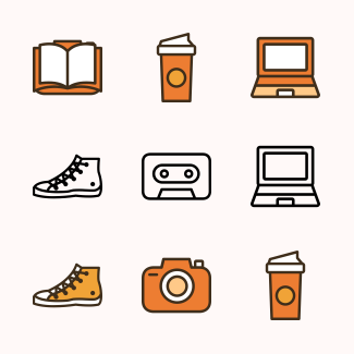 Hipster icons pack